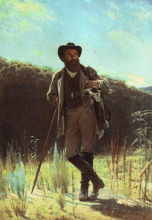 Portrait of the Artist Ivan Shishkin Democratic Ivan Kramskoi Oil Paintings